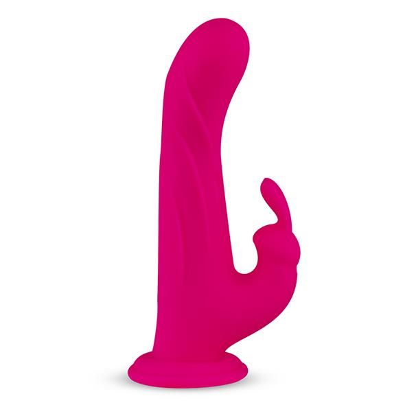 Вибратор-кролик FeelzToys Whirl-Pulse, 20 см (розовый)