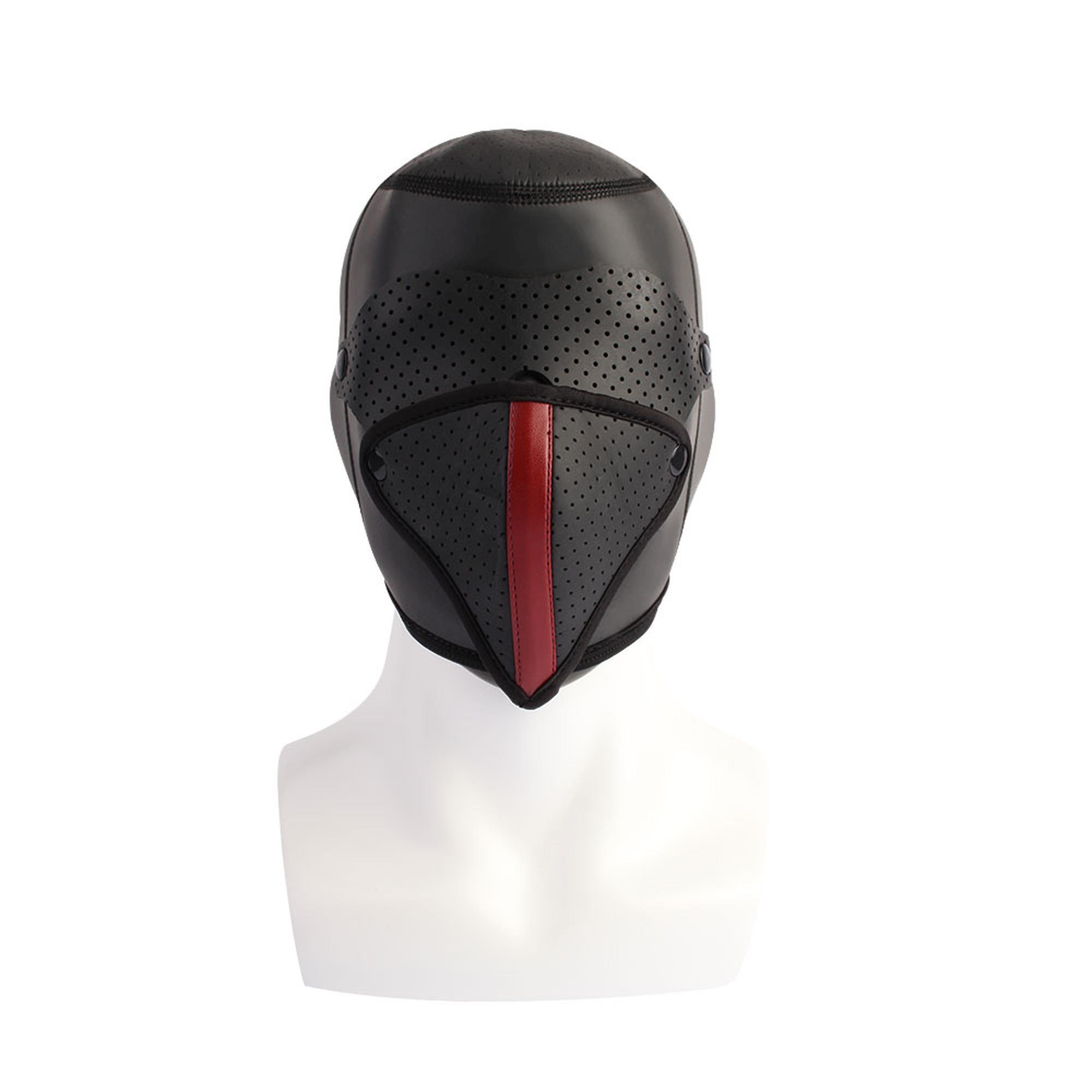БДСМ маска Sins Inquisition Full-Face Bondage Hood (черный)