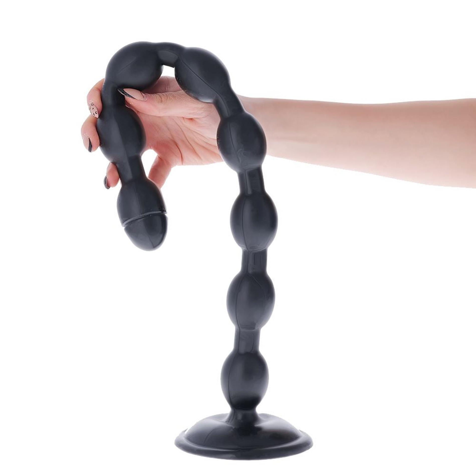 Korek analny do fistingu Toyz4lovers Taranaki, 52 cm (czarny)