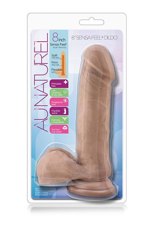 Фаллоимитатор Au Naturel Sensa Feel 8 Inch, 20.3 см (коричневый)