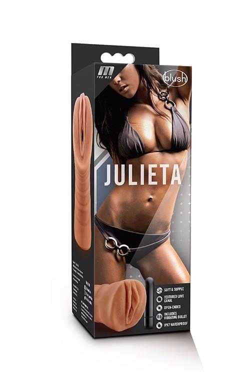 Мастурбатор с вибрацией M For Men Julieta (коричневый)