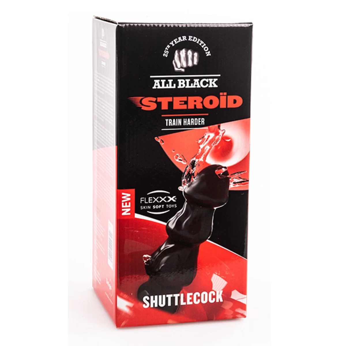 Korek analny All Black Steroid ABS22 Shuttlecock, 24 cm (czarny)