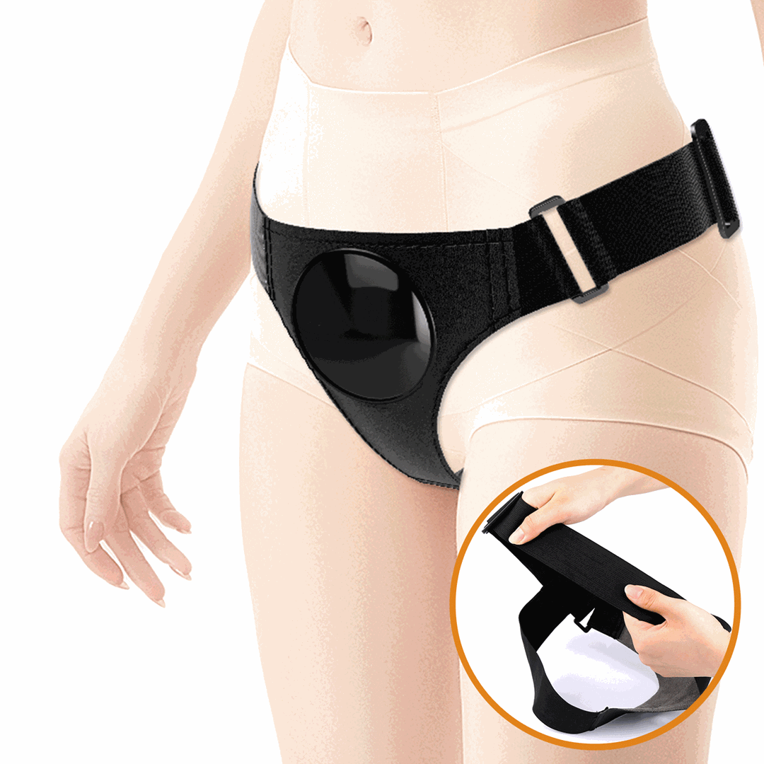 Strapon Pretty Love Harness Briefs Tom, 20 cm (w kolorze cielistym)