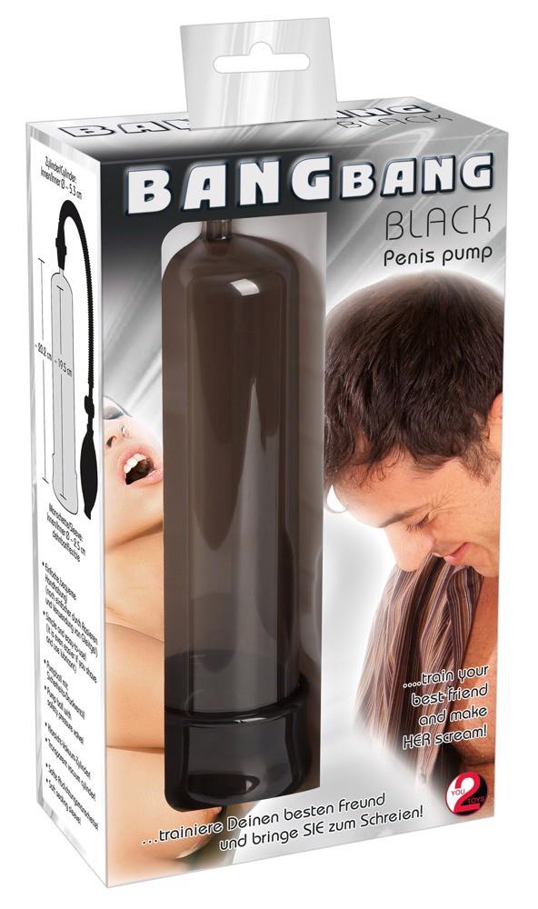 Помпа для пениса Bang Bang Penis Pump, 20 см (черный)