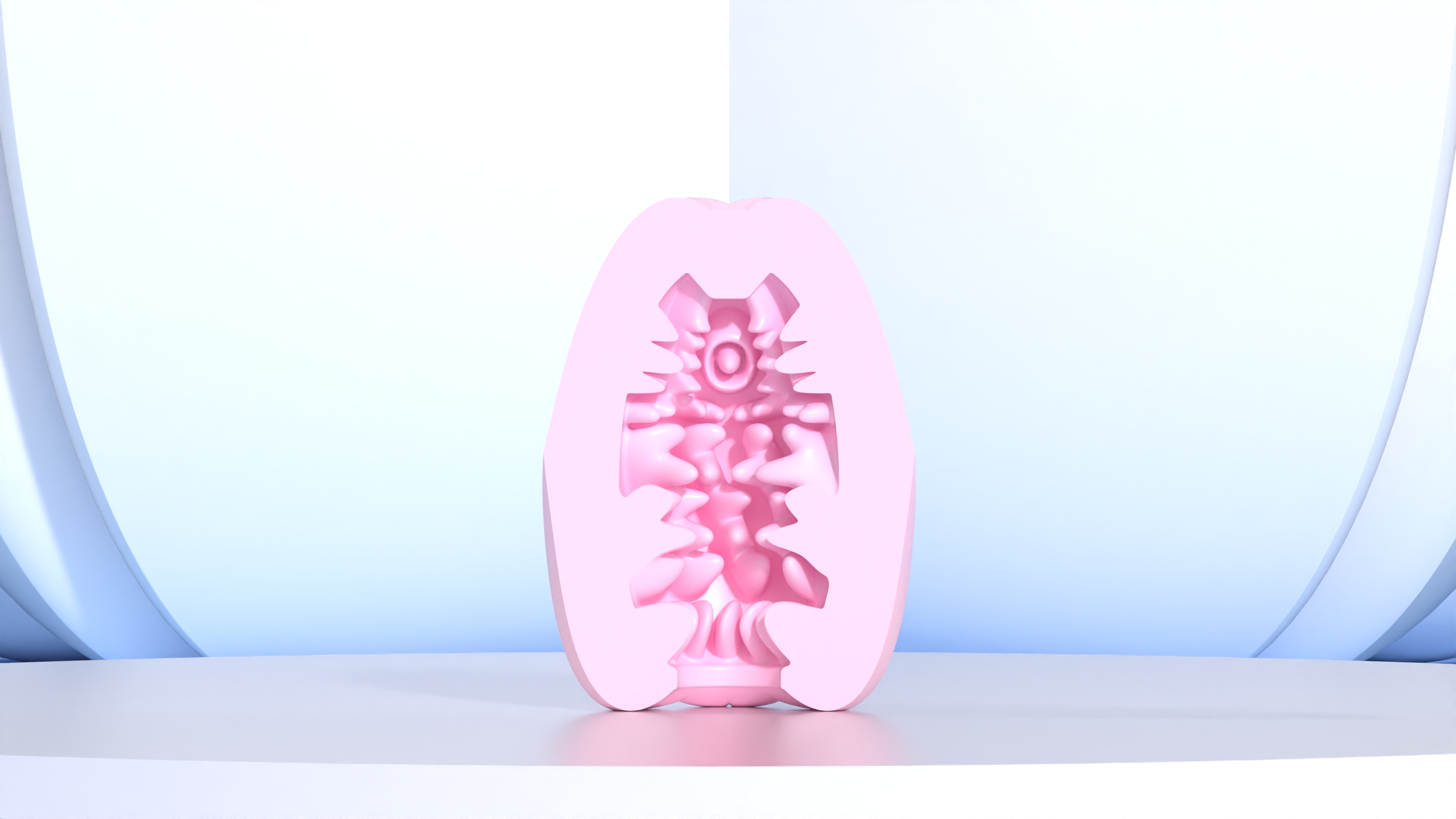 Мастурбатор After Kiss Cherry Blossom Masturbation Egg - Brush (рожевий)