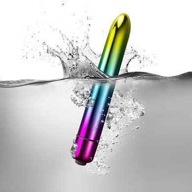 Вибратор Rocks Off Prism Rainbow, 14х2 см (радужный)