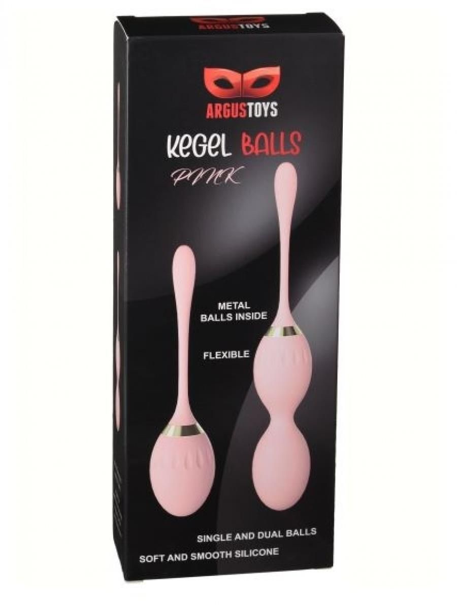 Набор вагинальных шариков Argus Toys Kegel Balls, 2 шт (розовый)