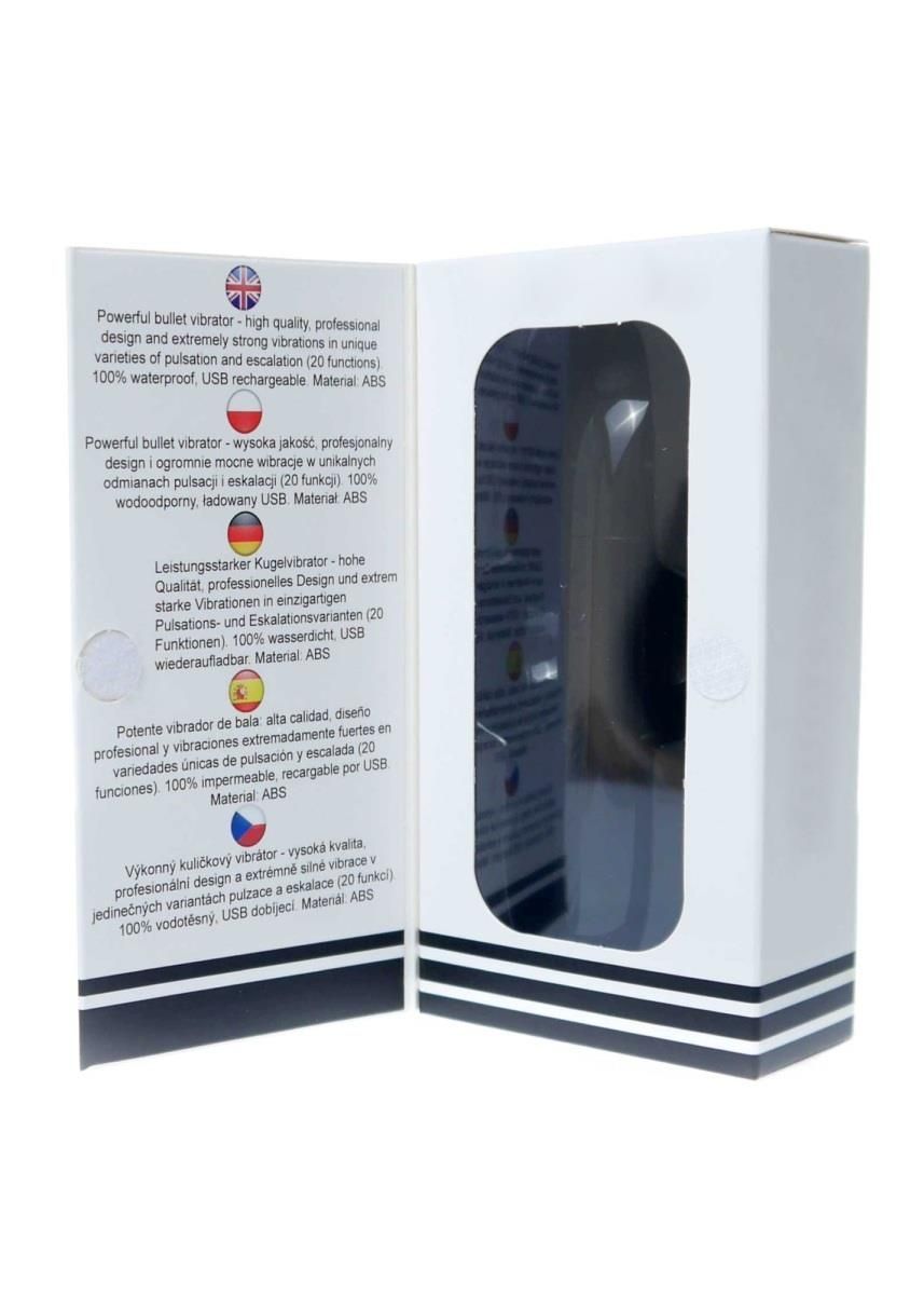 Мини-вибратор B - Series Magic Rechargeable Powerful Bullet, 10 см (черный)