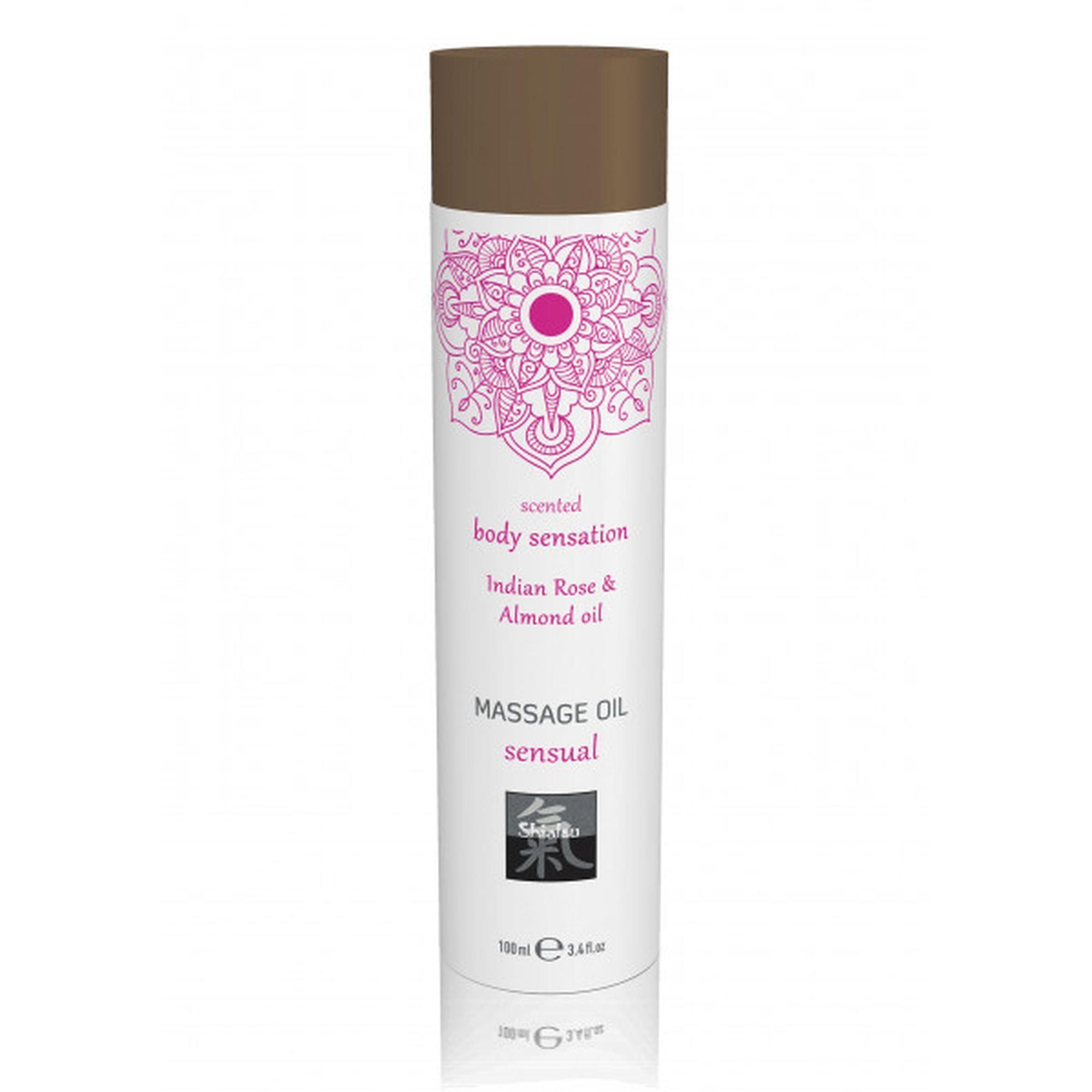 Масажна олія Shiatsu Body Oil Indian Rose & Almond, 100 мл