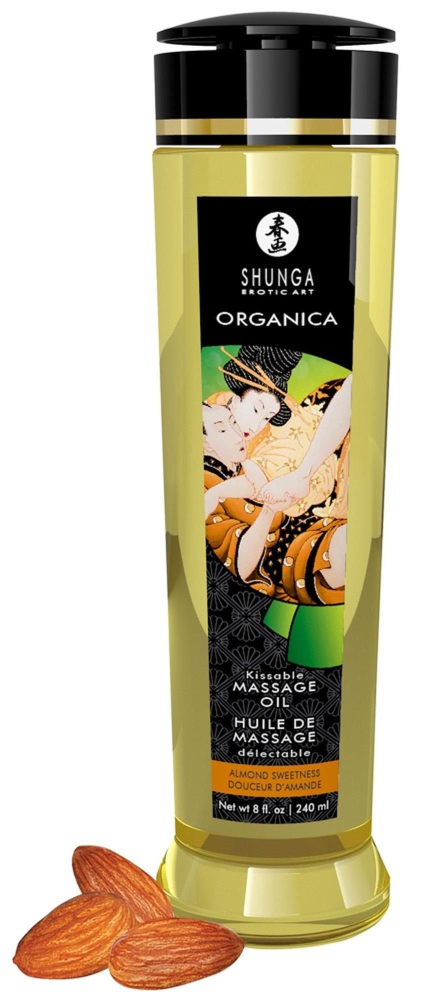 Массажное масло Shunga Organica миндаль, 240 мл