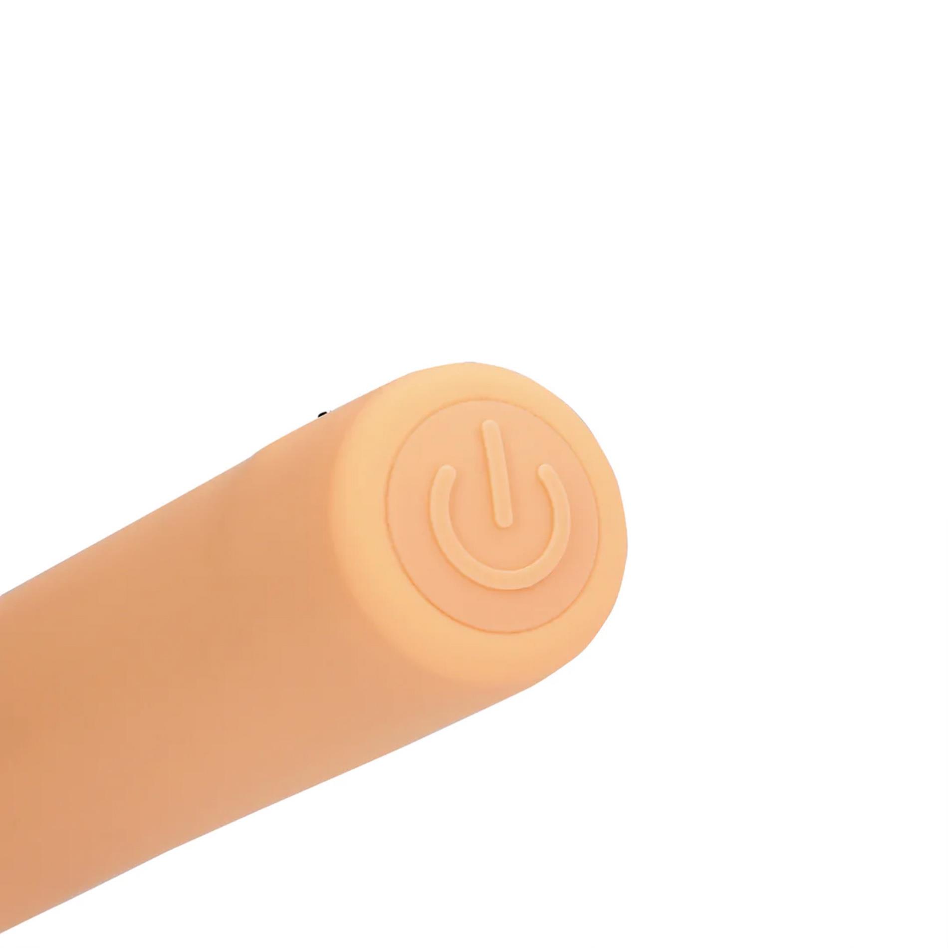 Вибратор Loveline Fingering G-Spot, 23.4 см (персиковый)