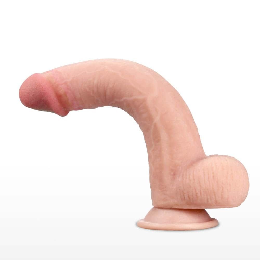 Фаллоимитатор LoveToy Sliding-Skin Dual Layer Dong 9" Flesh, 23 см (телесный)