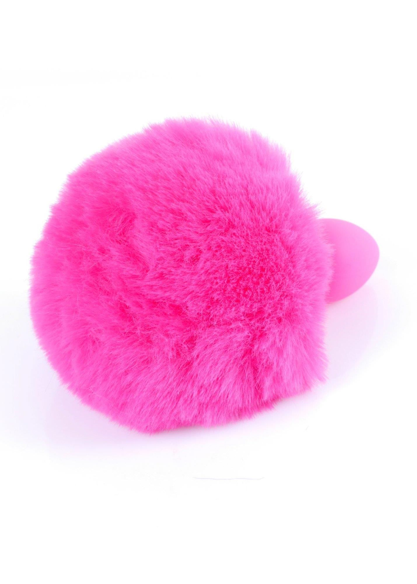 Анальна пробка з хвостиком Boss Jewellery Bunny Tail, 6,5 см (рожевий)
