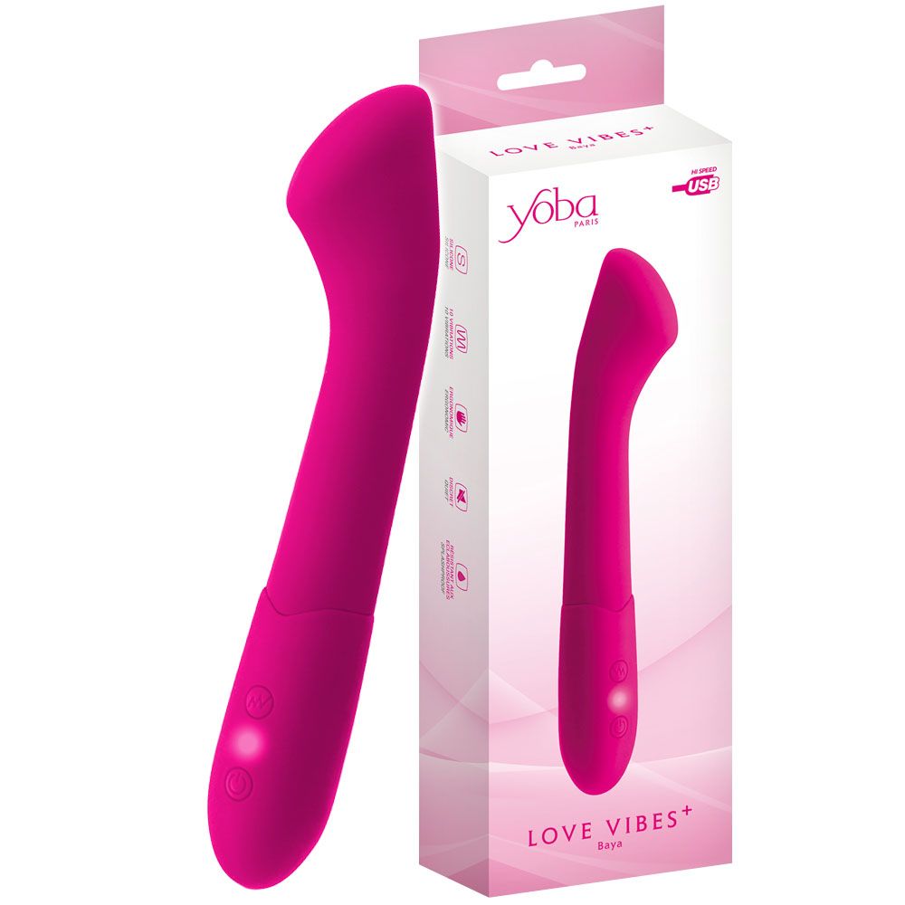 Вибратор Yoba Love Vibes Baya, 18.6 см (розовый)