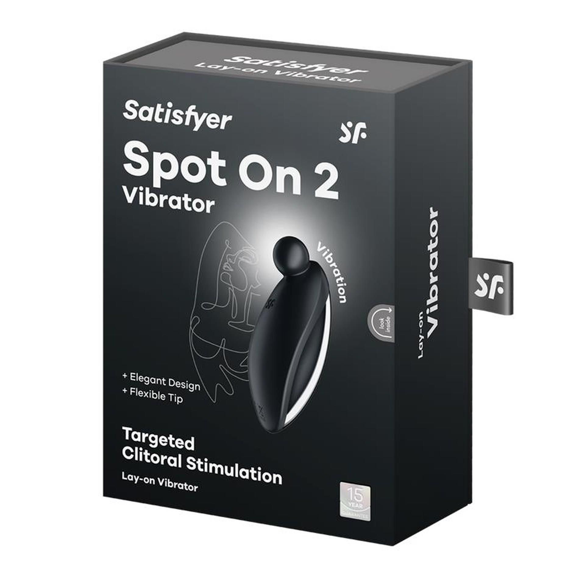 Вибратор для клитора Satisfyer Spot On 2 (черный)