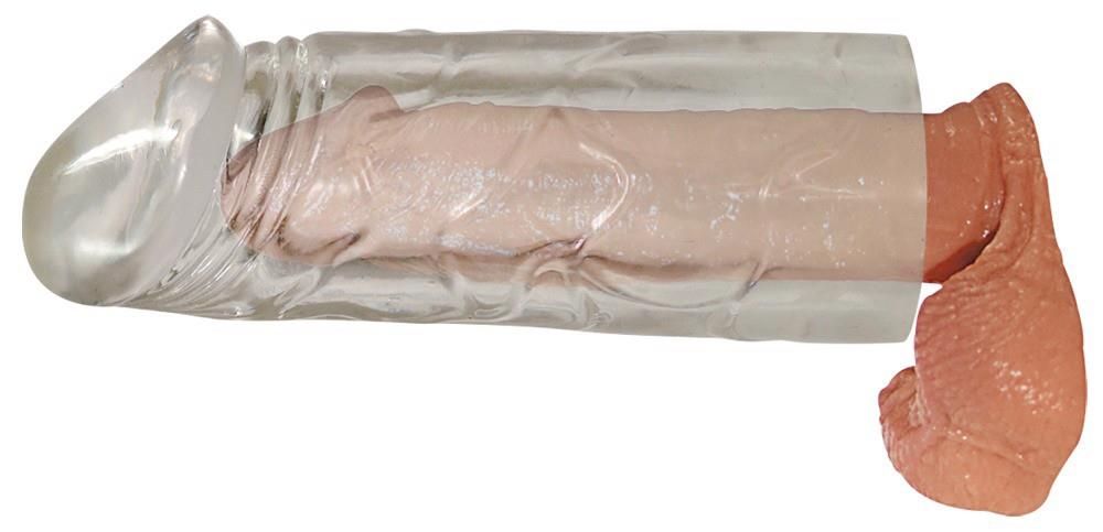 Насадка на пенис Rebel Mega Dick Sleeve, 19 см (прозрачный)