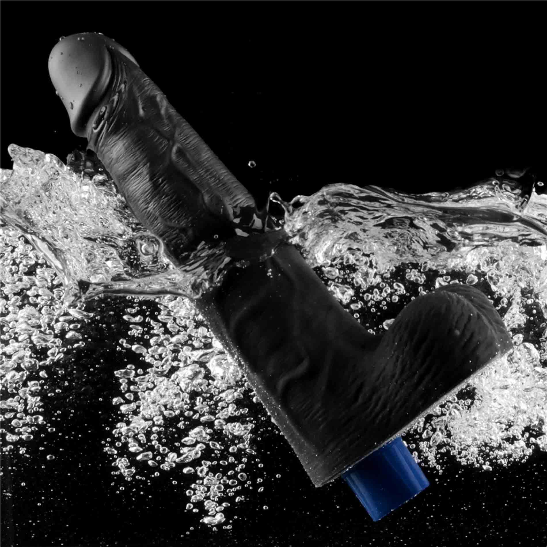 Vibrator Lovetoy Real Softee 10", 25.5 cm (czarny)