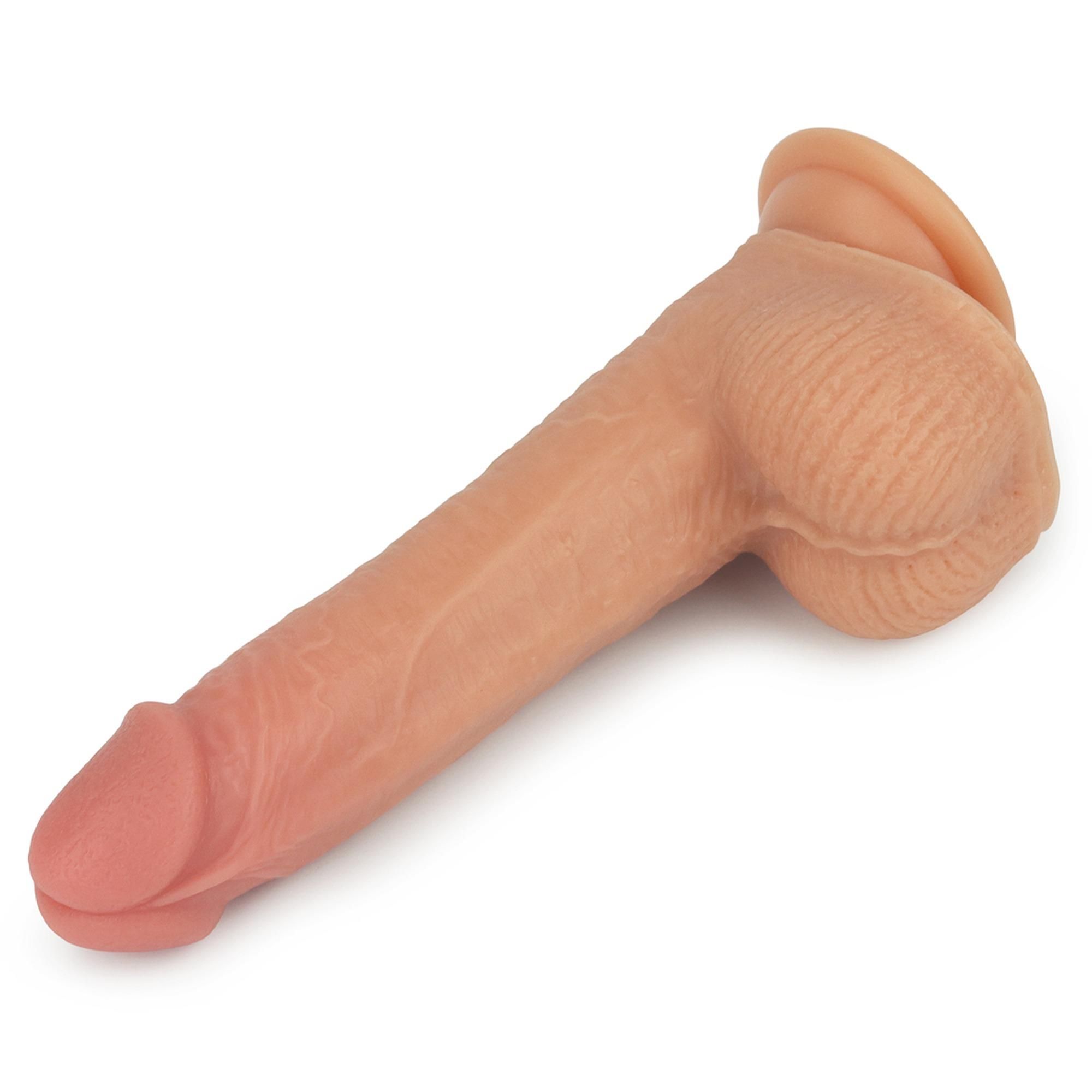 Реалистичный вибратор Dual Layer Rotating Nature Cock Anthony, 21,5 см (телесный)