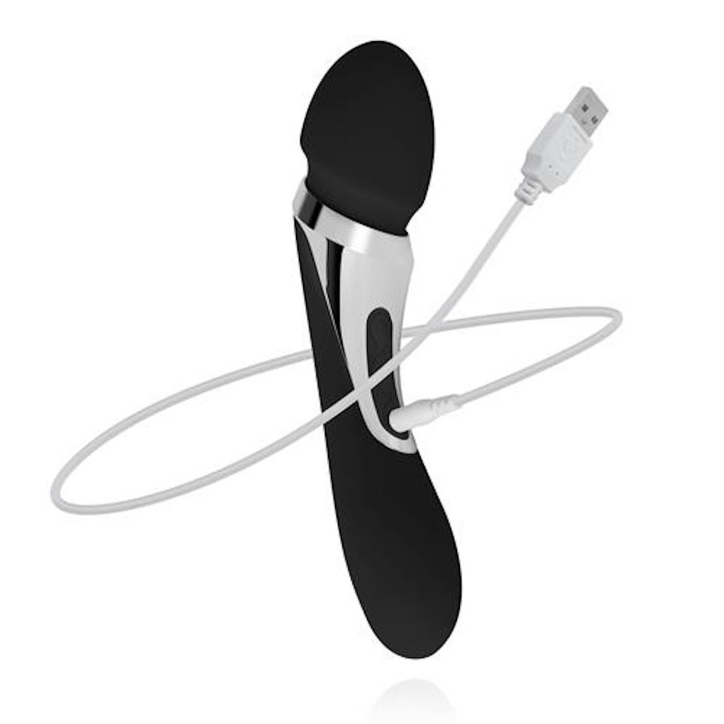 Вибромассажер Sway Vibes Wand, 22.5 см (черный)