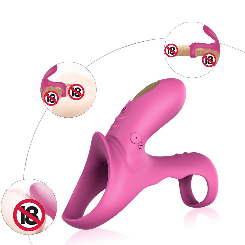 Виброкольцо Boss Series Ranger Penis Ring, 10.9 см (розовый)