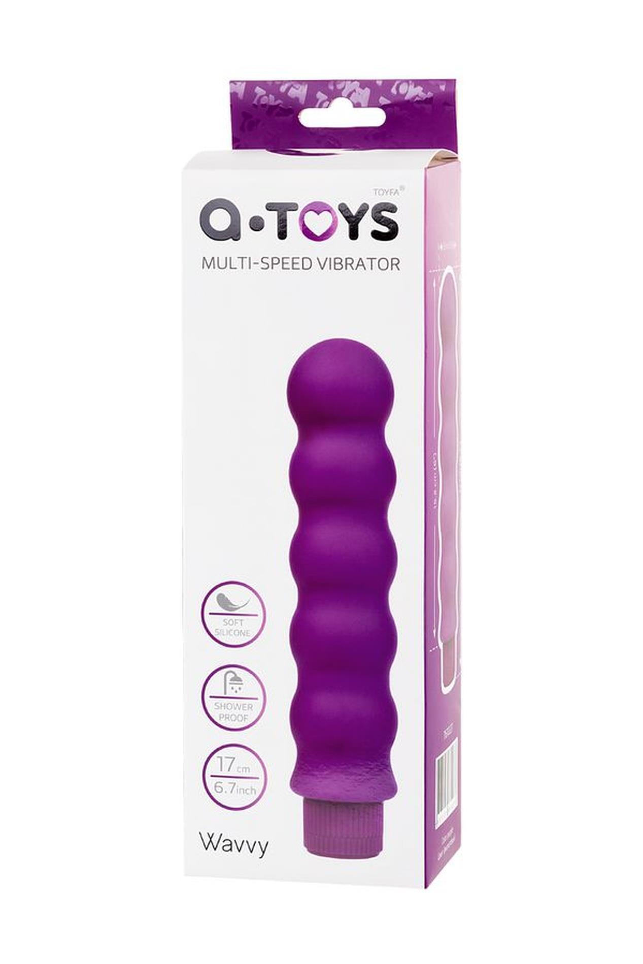 A-TOYS Toyfa - Wibrator, Fioletowy, 17 cm
