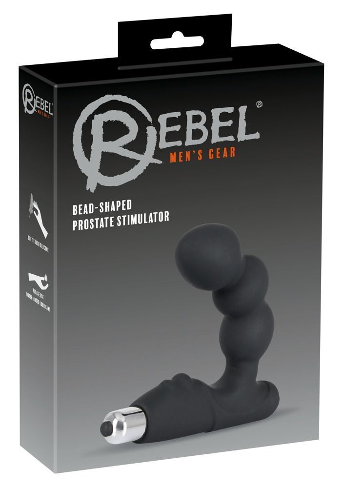 Стимулятор простаты Rebel Prostate Stimulator, 14 см (черный)