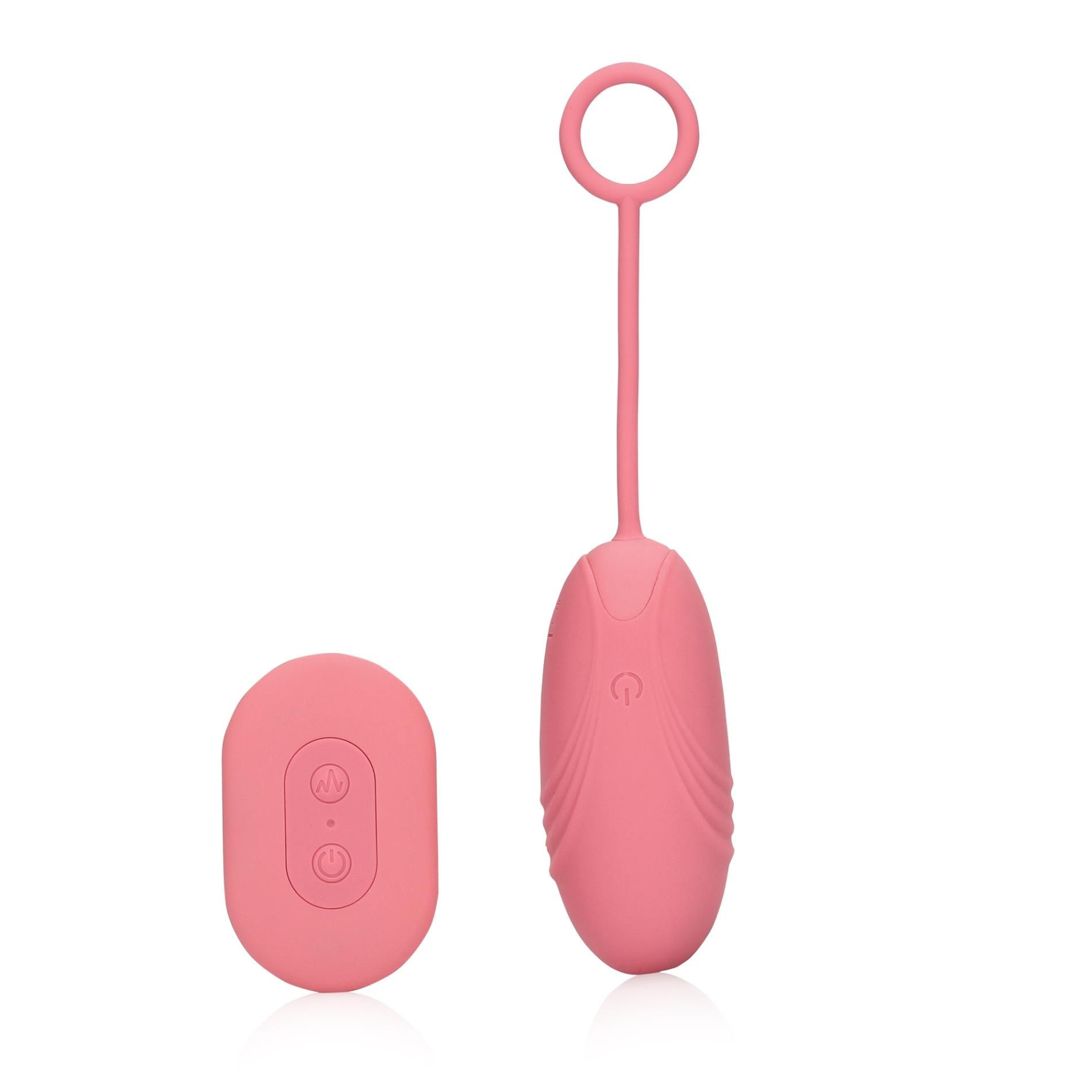 Виброяйцо Loveline Ultra Soft Pink Arabesque, 7.5 см (розовый)