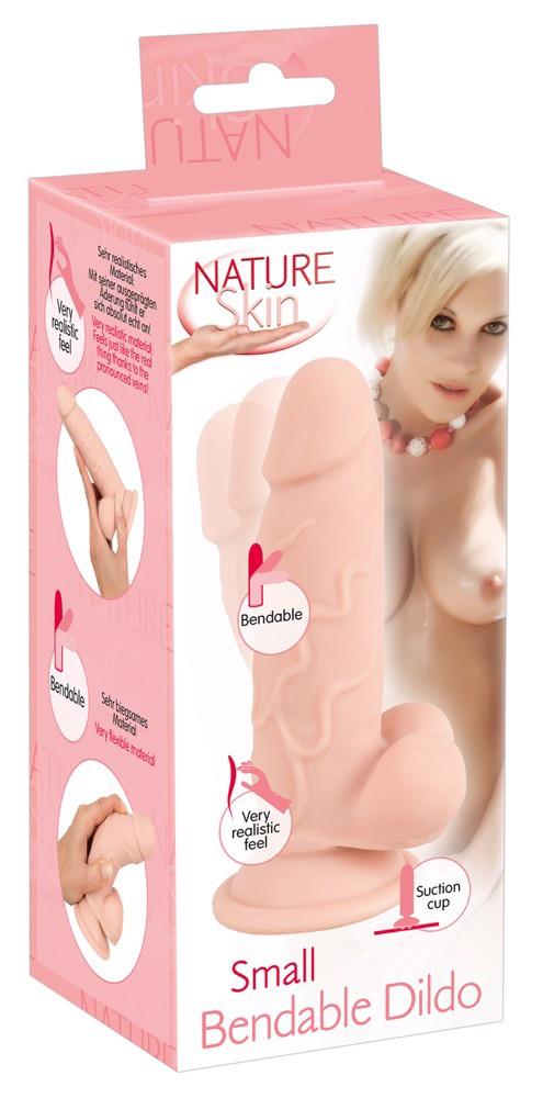 Фаллоимитатор Orion Nature Skin Small Bendable, 17 см (телесный)