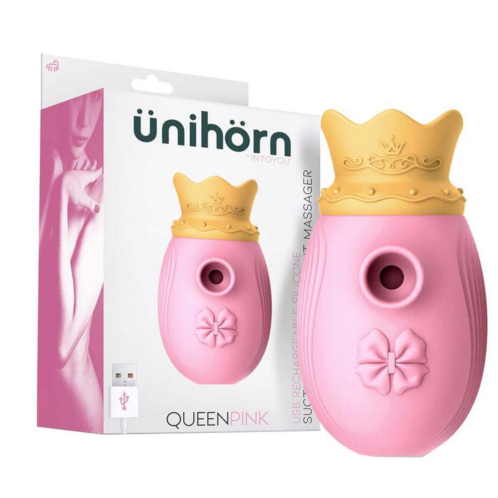 Вакуумный стимулятор клитора Unihorn Queen Pink (розовый)