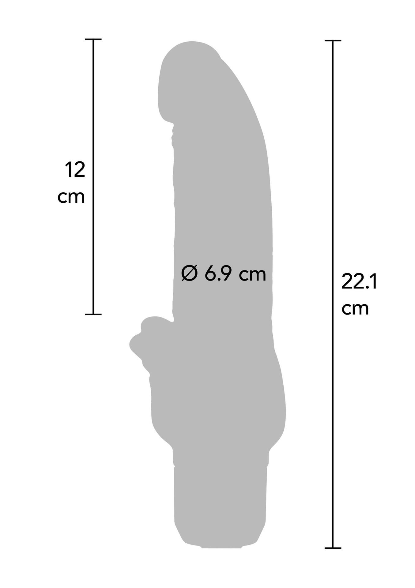 Вибро-стимулятор ToyJoy Classic Stim, 22.1 см (черный)