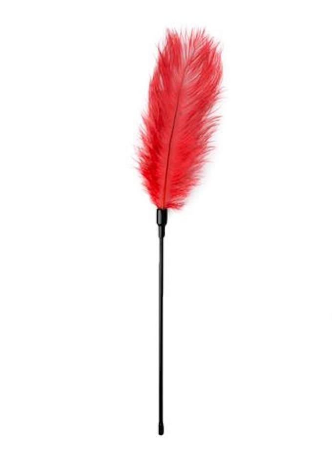 Тиклер-перо Fetish Feather Tickler, 53 см (красный)