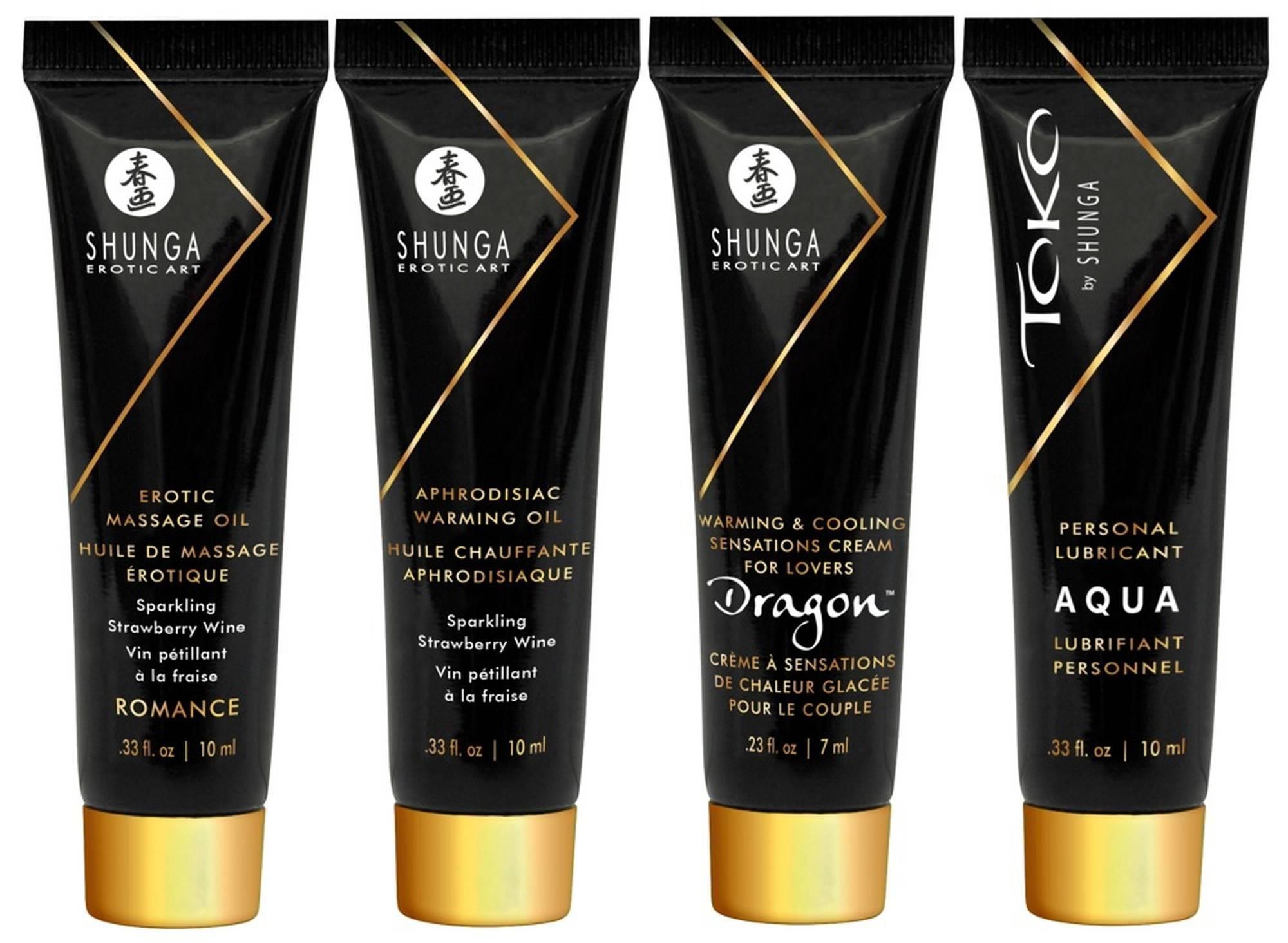 Набор интимной косметики Shunga Geisha Secrets клубника с шампанским