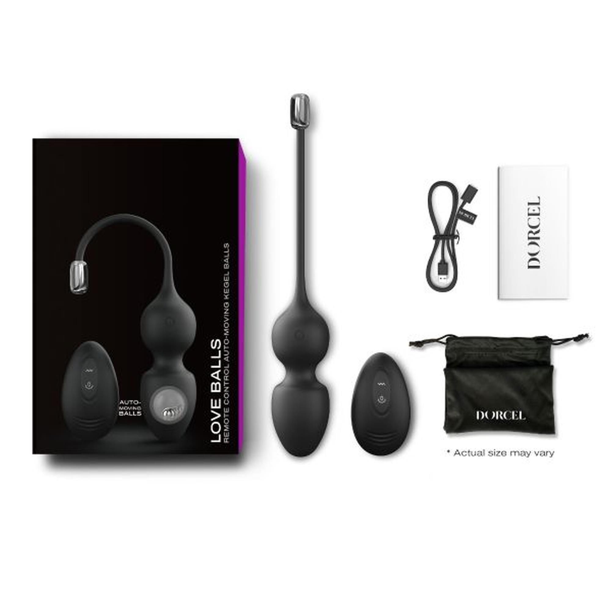 Вагінальні кульки Dorcel Love Balls, 22 см (чорний)