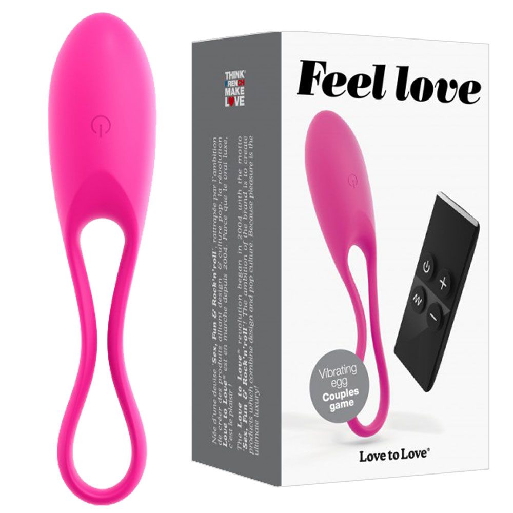 Виброяйцо Love To Love Feel Love, 14,3 см (розовый)