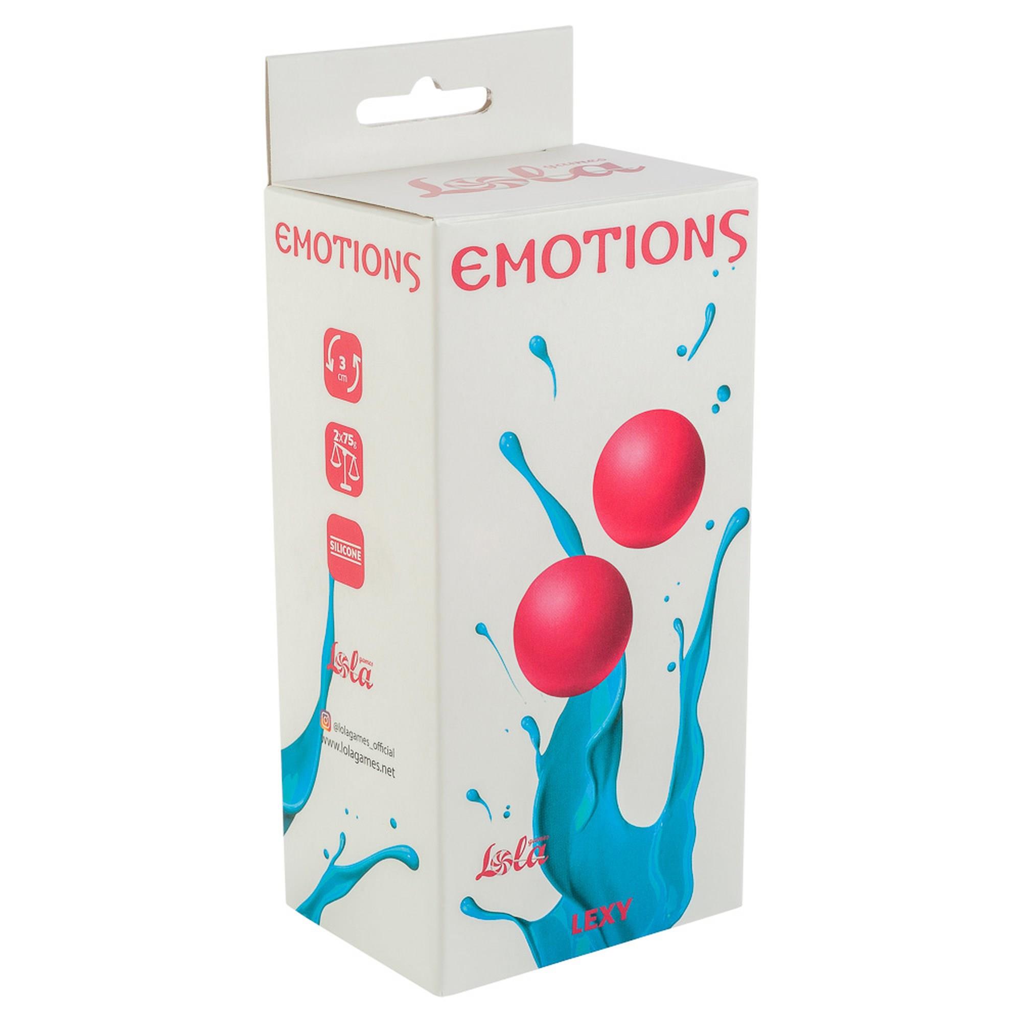 Вагинальные шарики Lola Toys Emotions Lexy Large, 2 шт (розовый)