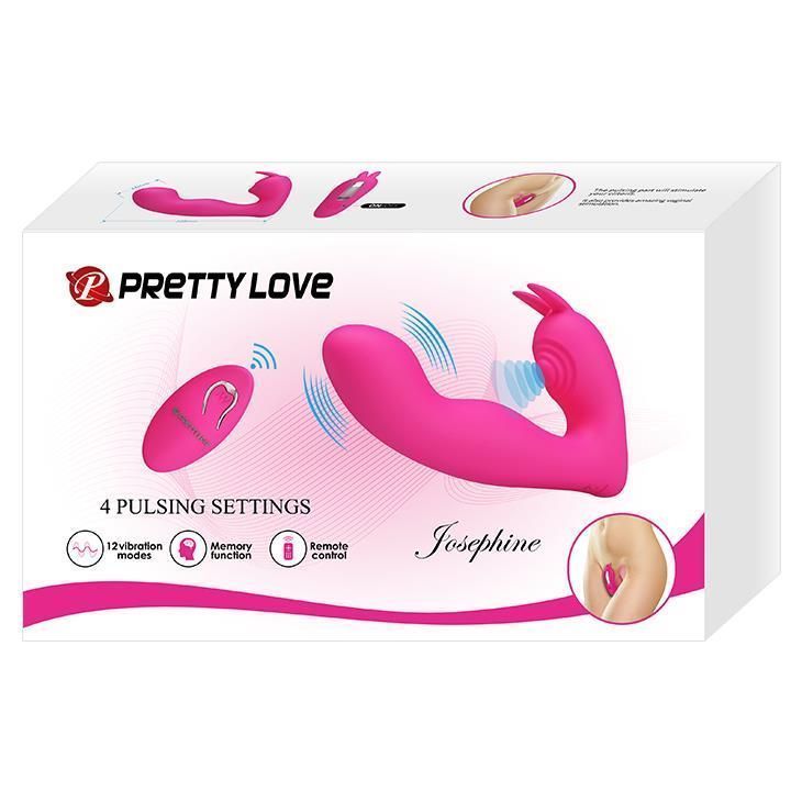 Вибратор Pretty Love Josephine G-spot, 10.9 см (розовый)