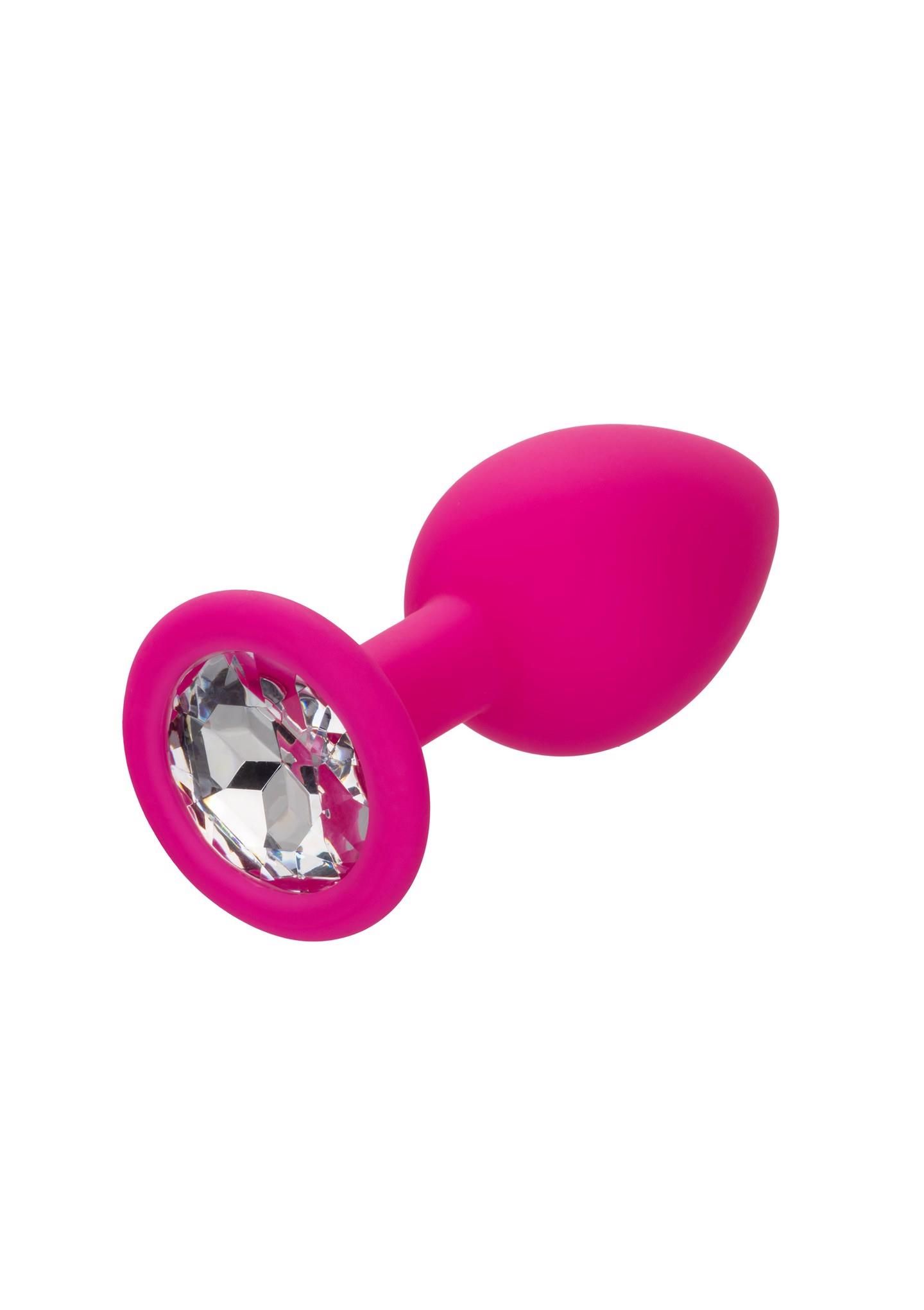 Набор анальных пробок Calexotics Cheeky Gems, 3 шт (розовый)