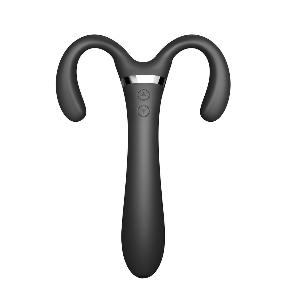 Elastyczny wibrator uniwersalny Dorcel Infinite Joy, 28,2 cm (czarny)