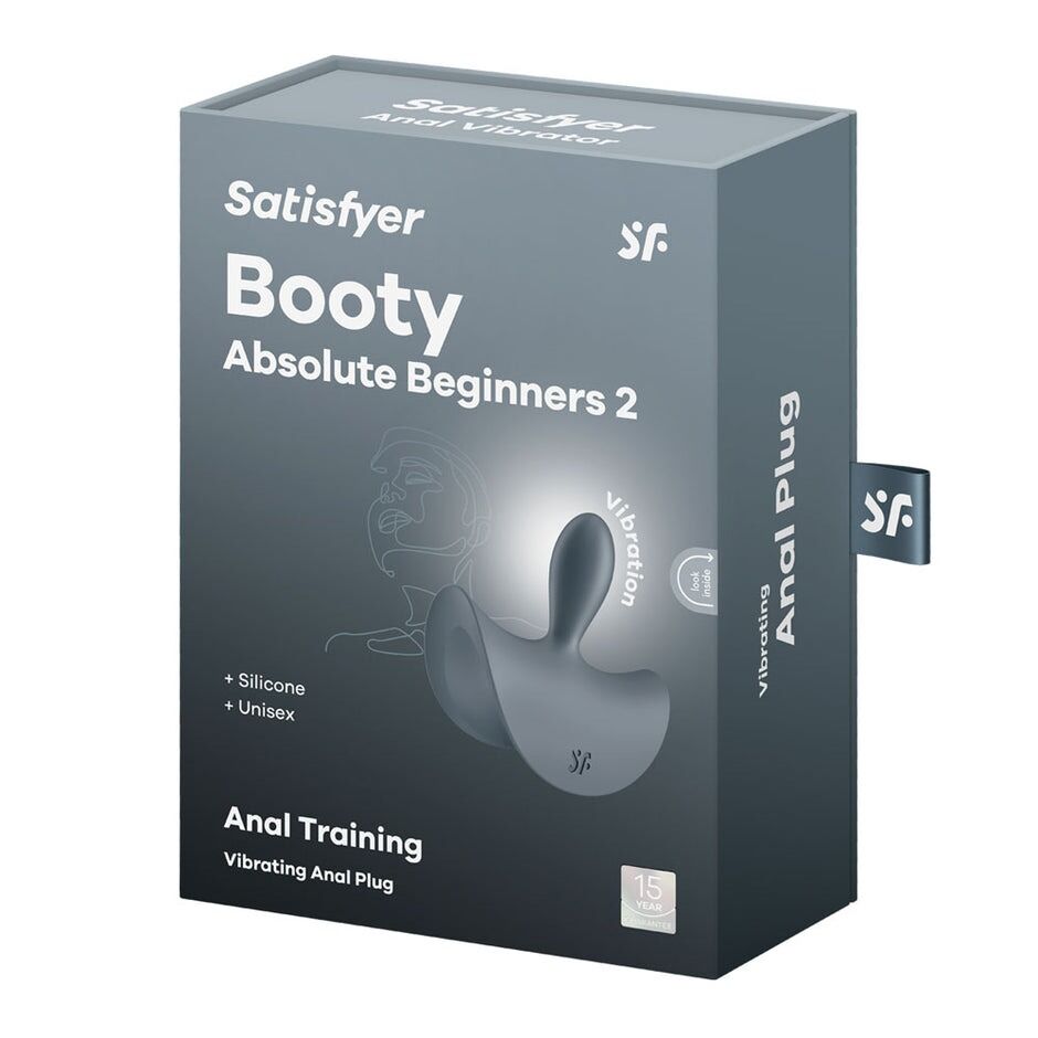 Korek analny Satisfyer Booty Absolute Beginners 2, 7.9 cm (szary)
