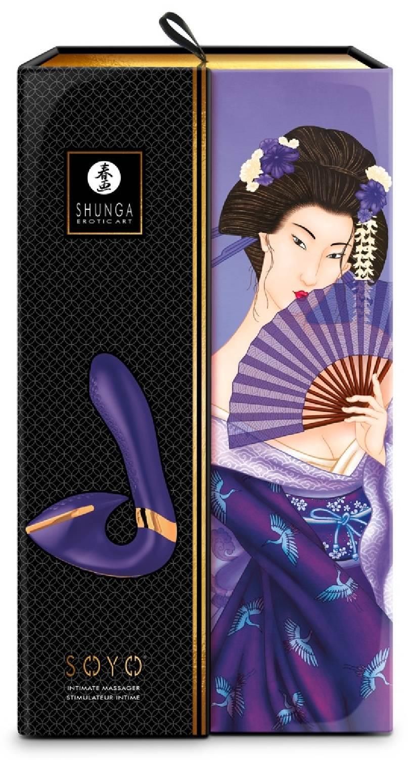 Wibrator Shunga Soyo Intimate, 17 cm (fioletowy)