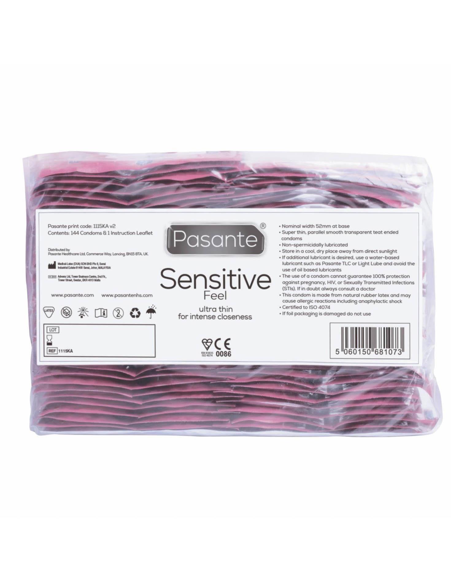 Презервативы Pasante Sensitive Feel, 144 шт
