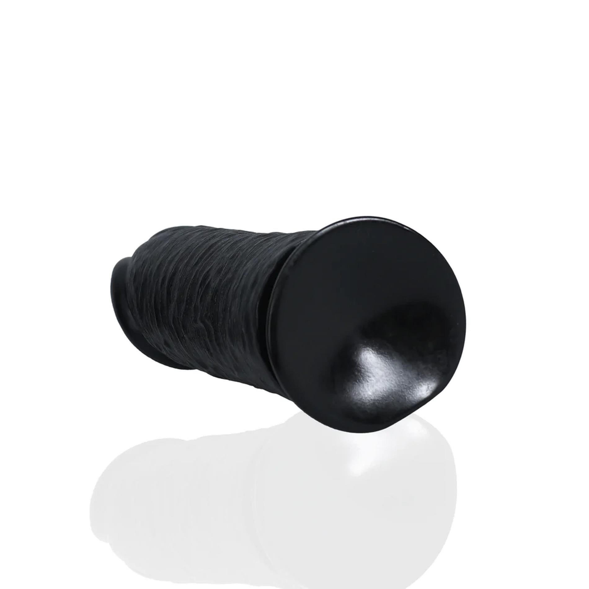 Dildo RealRock Extra Thick, 25.4 cm (czarny)