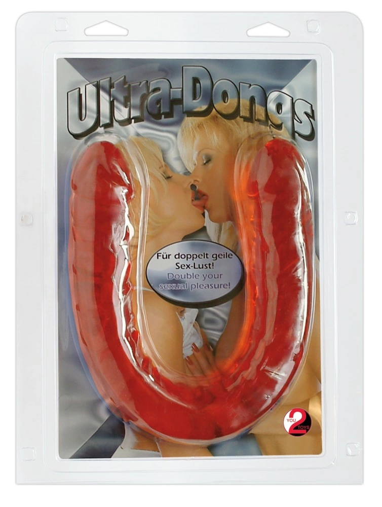 Двухсторонний фаллоимитатор You2Toys Ultra-Dong, 43 см (красный)