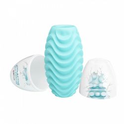 Мастурбатор яйцо Pretty Love Attractive Double Sided (бирюзовый)