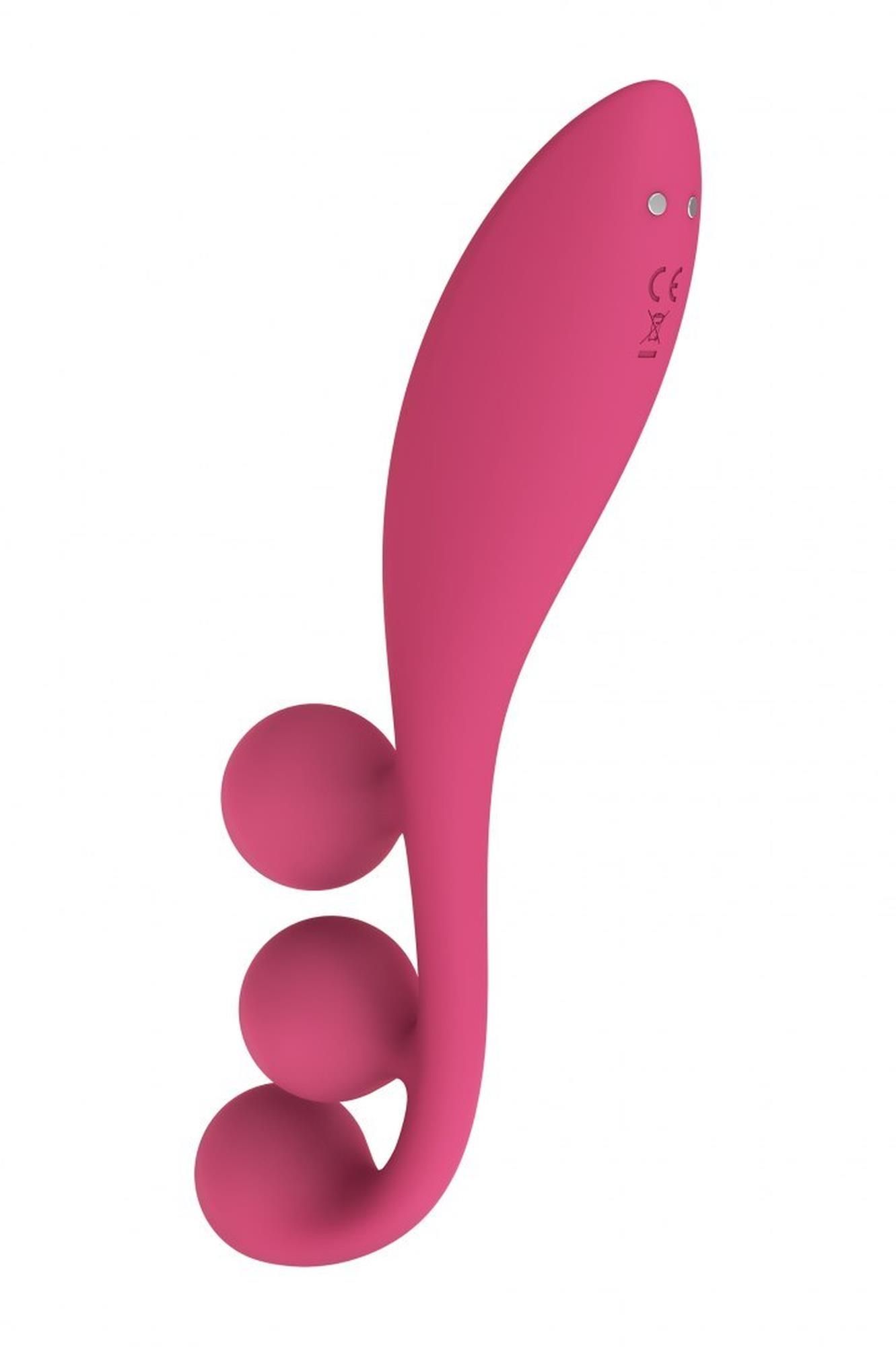 Вібратор Satisfyer Tri Ball 1, 20.5 см (рожевий)