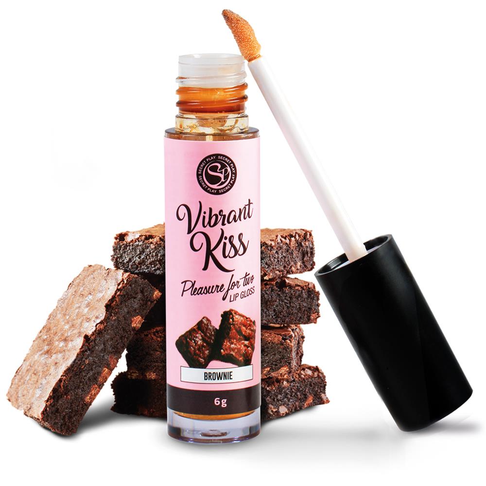 Блеск для губ Secret Play Vibrant Kiss Brownie, 6 мл