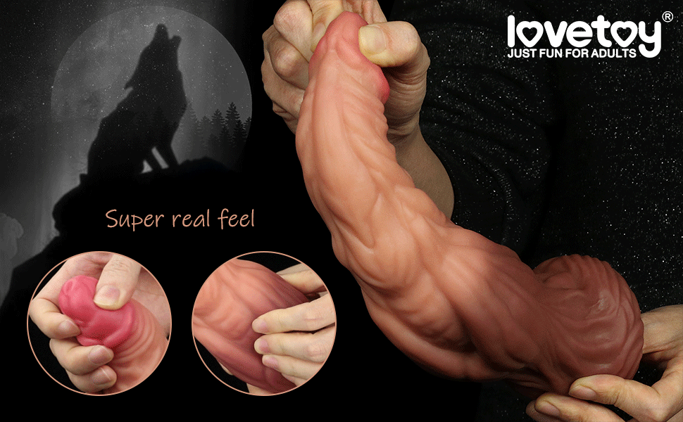 Фаллоимитатор Dual-Layered Silicone 9.5" Nature Cock, 24.5 см (коричневый)
