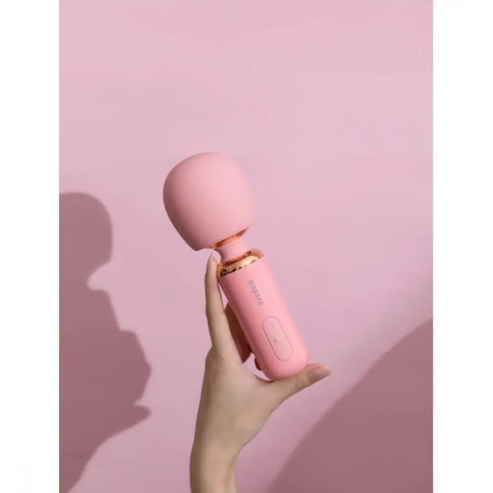 Вибромассажер Qingnan No.5 Powerful Mini Wand, 18,3 см (розовый)