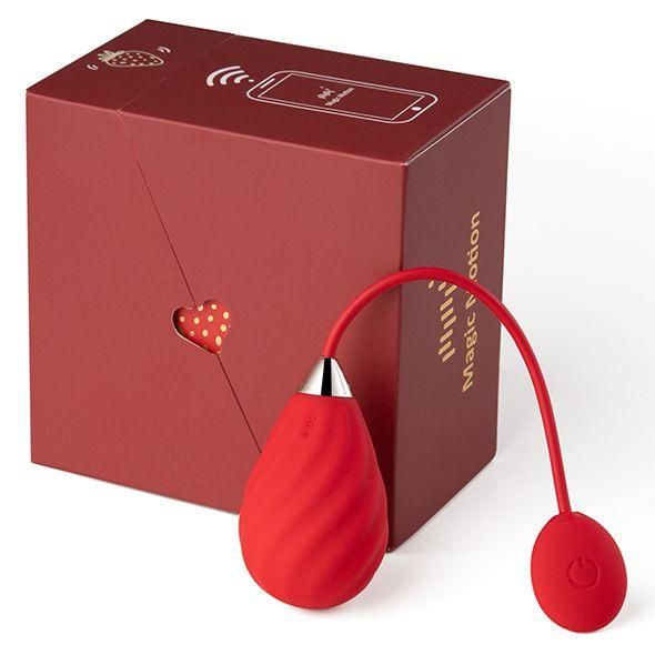 Виброяйцо Magic Motion Sundae, 19 см (красный)