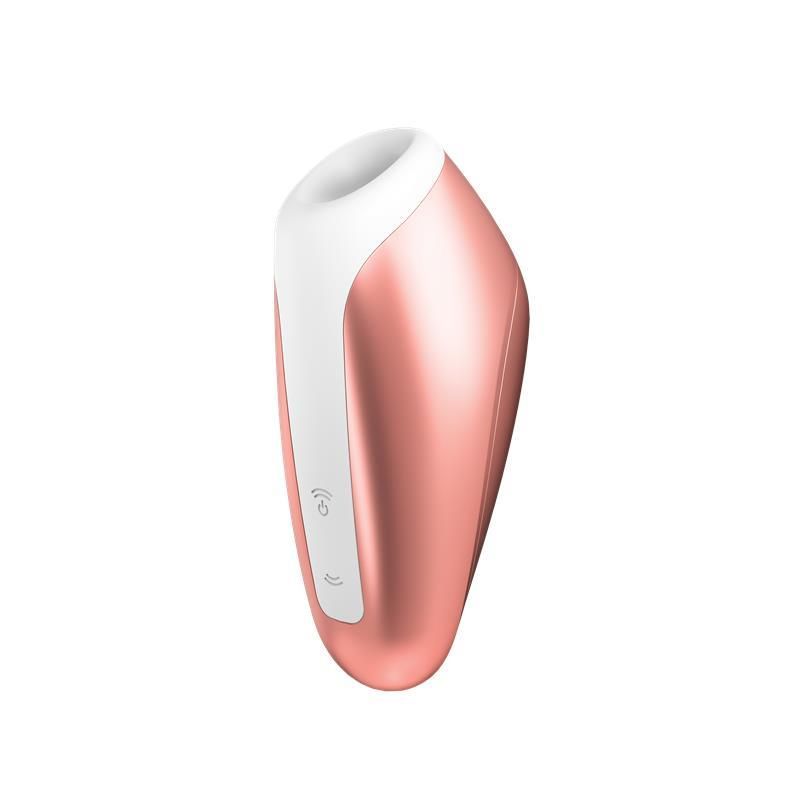 Вакуумный стимулятор клитора с вибрацией Satisfyer Love Breeze (оранжевый)